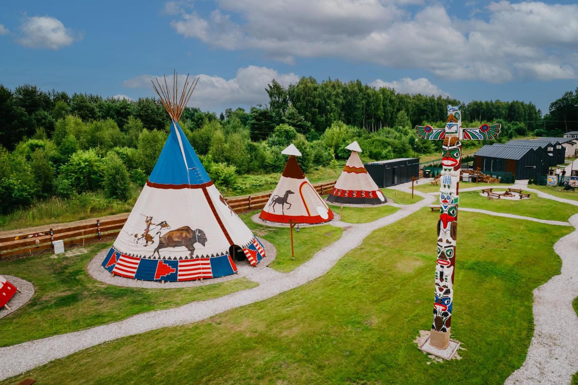 Hotel Indiana Camp - 150 M Od Suntago Park Grabce-Towarzystwo Exteriér fotografie